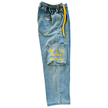 Amsterdam Avenue Denim Cargo Pants - Posh Tomboy