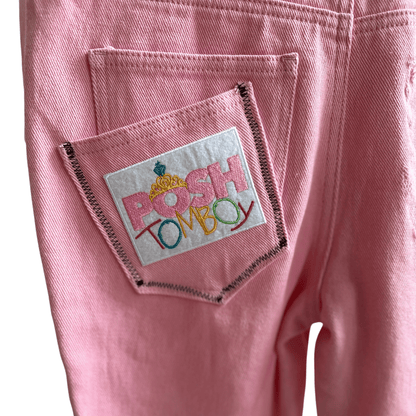 EXCLUSIVE Pink Tommie Maintenance Signature Boiler Suit - Posh Tomboy