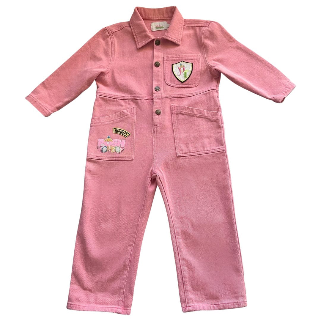 Posh Tomboy Boiler Suit 2 Pink Tommie Maintenance Signature Boiler Suit