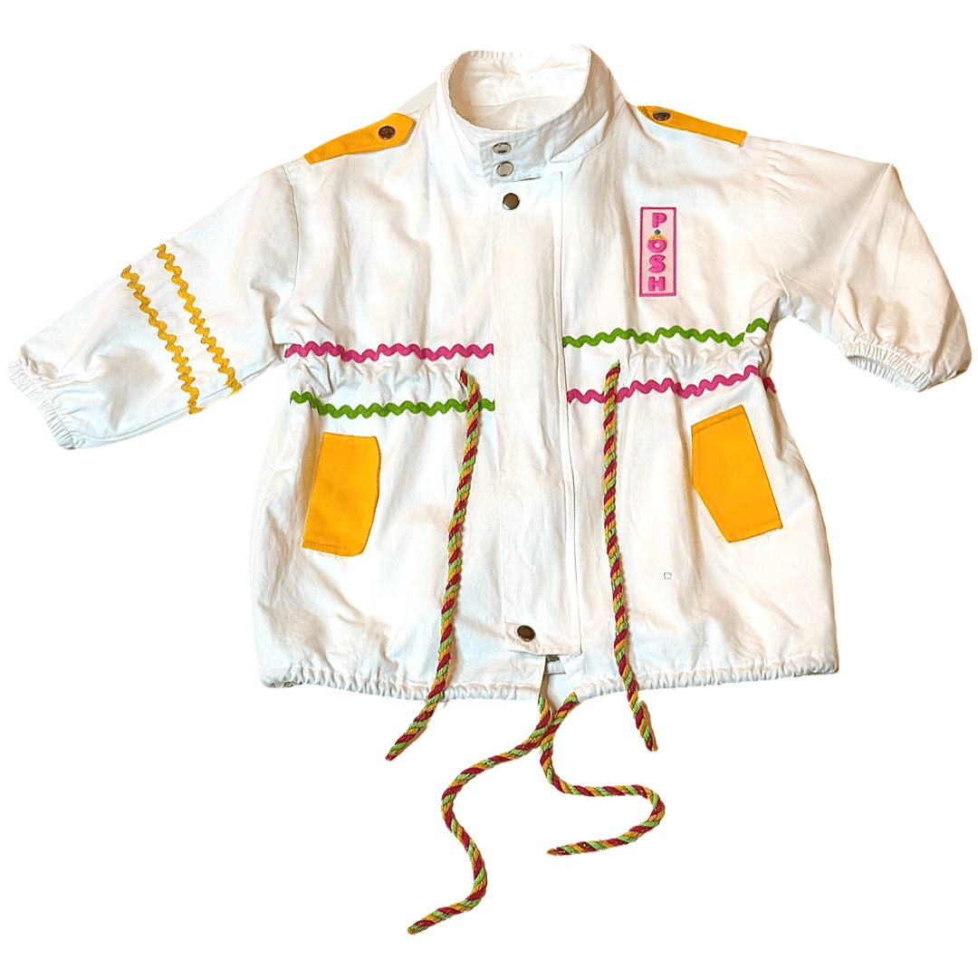 Posh Tomboy Coats & Jackets S (3-4) Tribeca Confetti Drawstring Waist Jacket