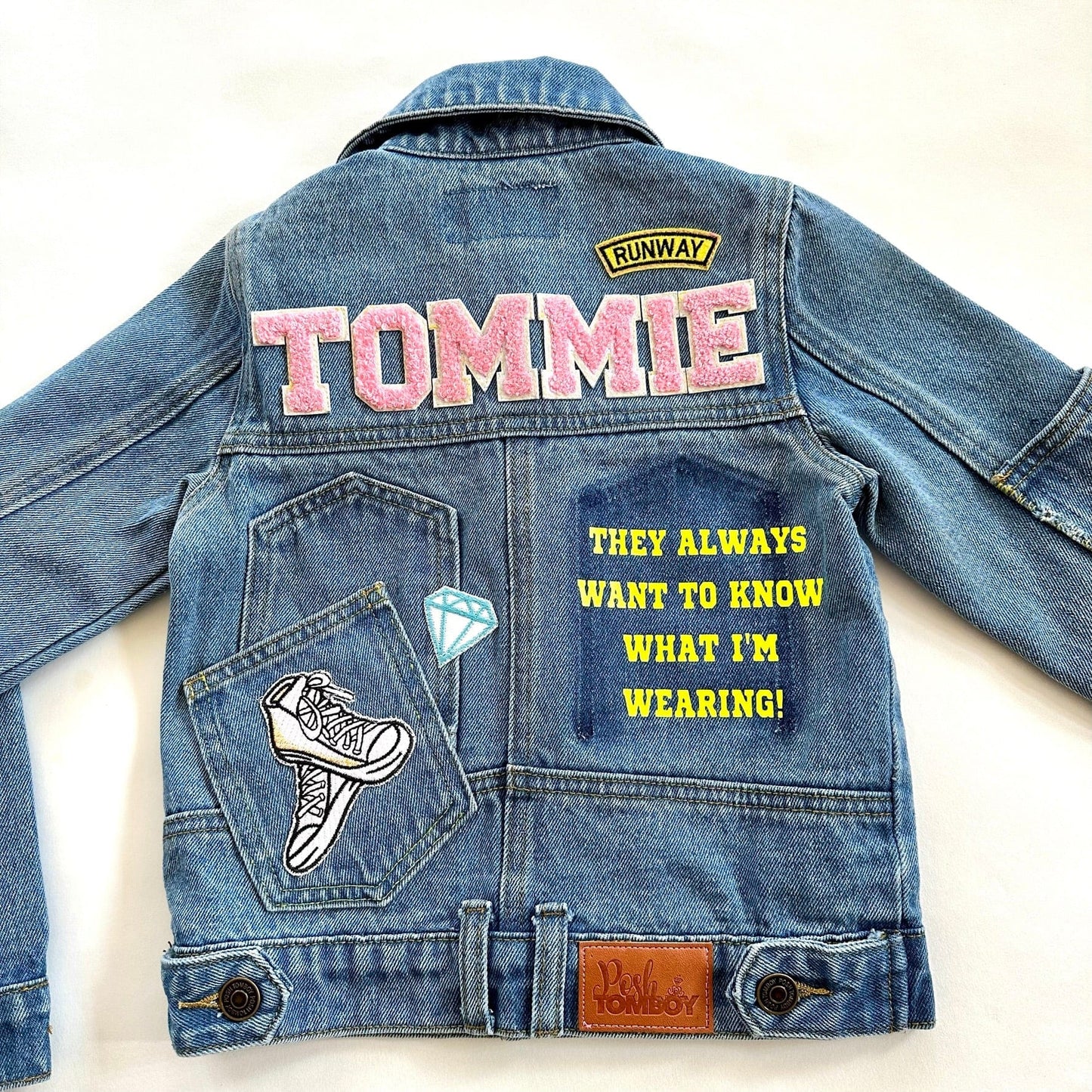 Posh Tomboy jacket Tommie Limited Edition Signature Denim Jacket