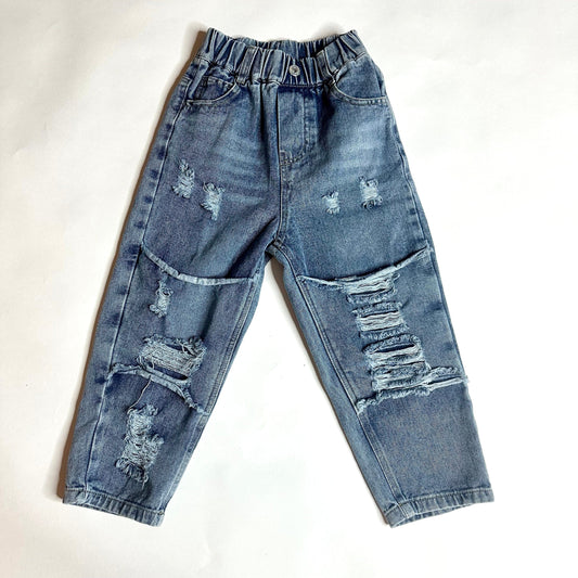 Posh Tomboy jeans 6 Blue Cheese… ‘Cause It’s Funky Distressed Denim Pants