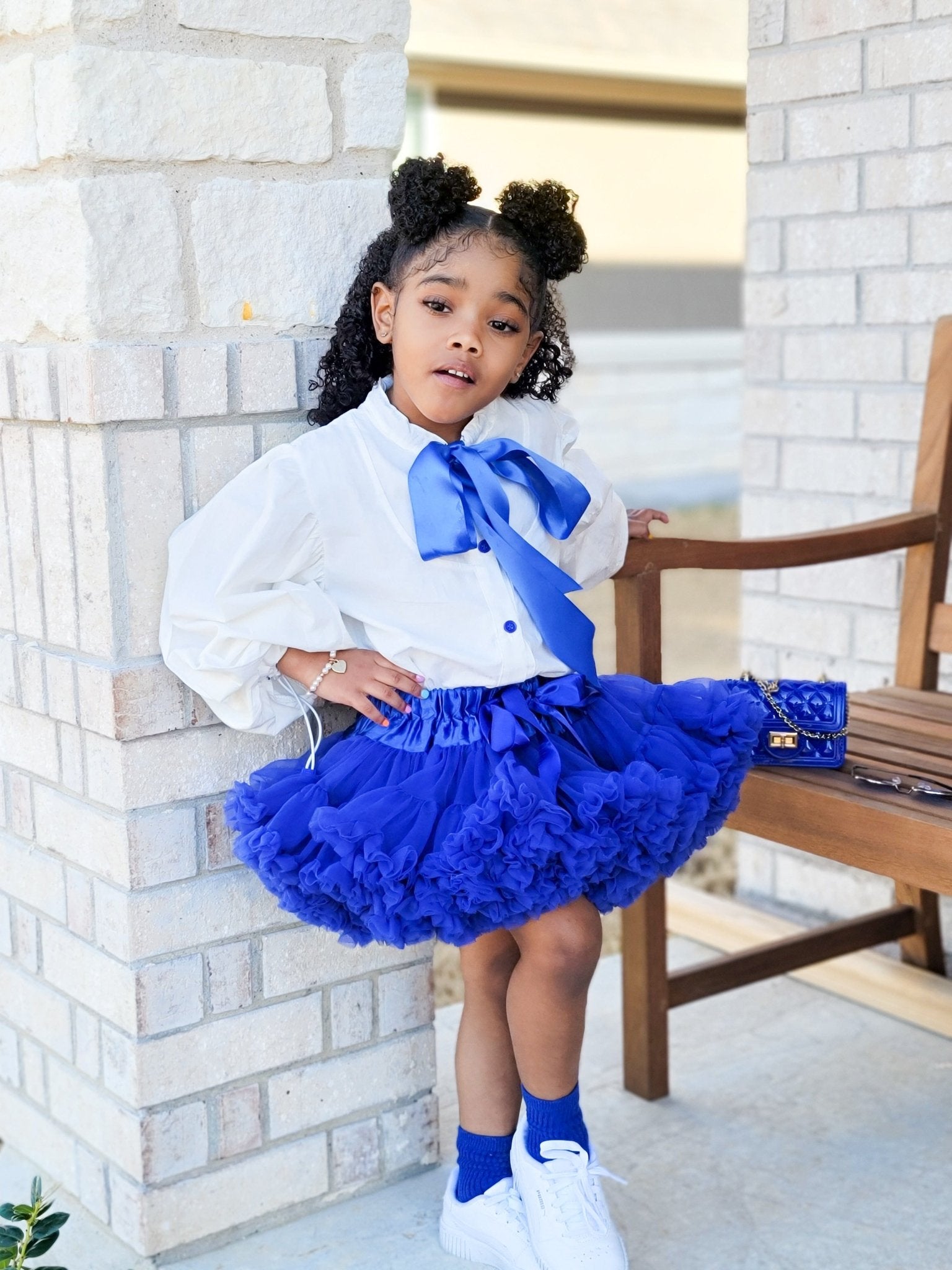 Tommie 'Tu Signature Pettiskirt Tutu - Blue - Posh Tomboy