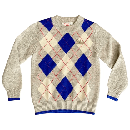 Posh Tomboy sweater 2 Dean's List Cashmere Argyle Sweater