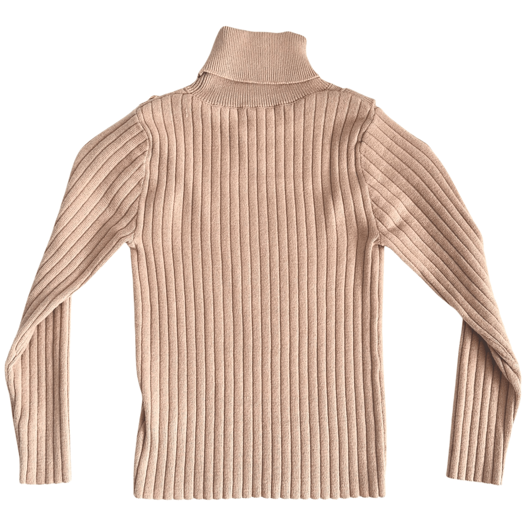 Posh Tomboy sweater Blush Naturally Adorable Knit Turtleneck
